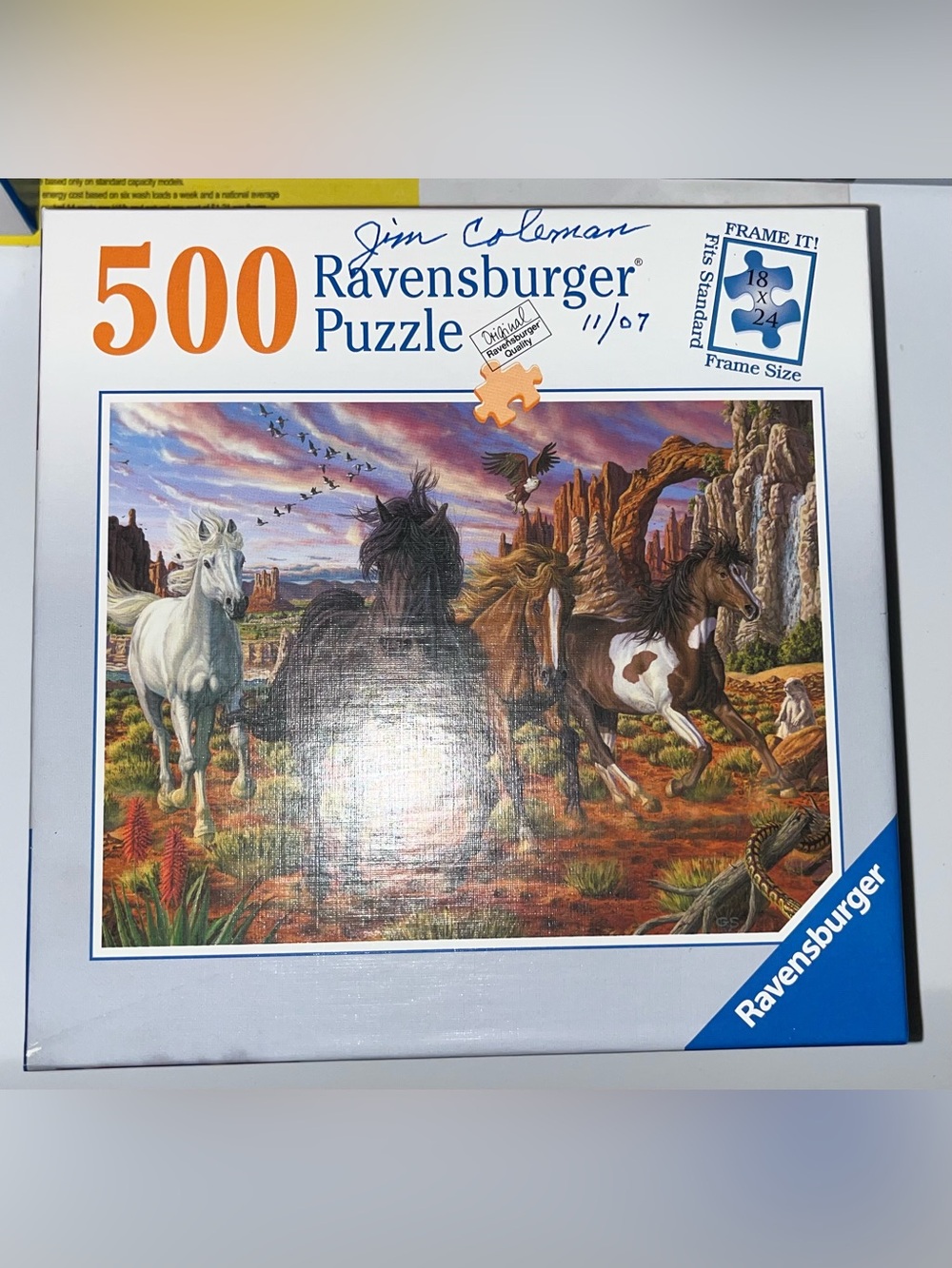 Ravensburger Wild Horses Puzzle - White, Black, Brown, Tan, Green, Blue